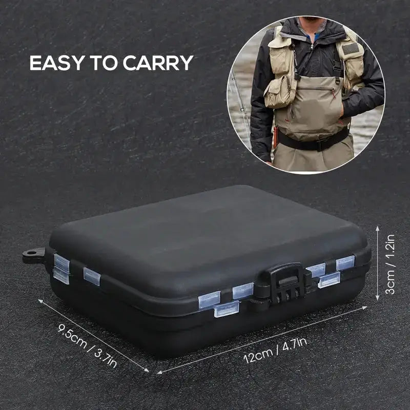 Outdoor Fishing Accessories Set with Tackle Box (263pcs) by Habicare