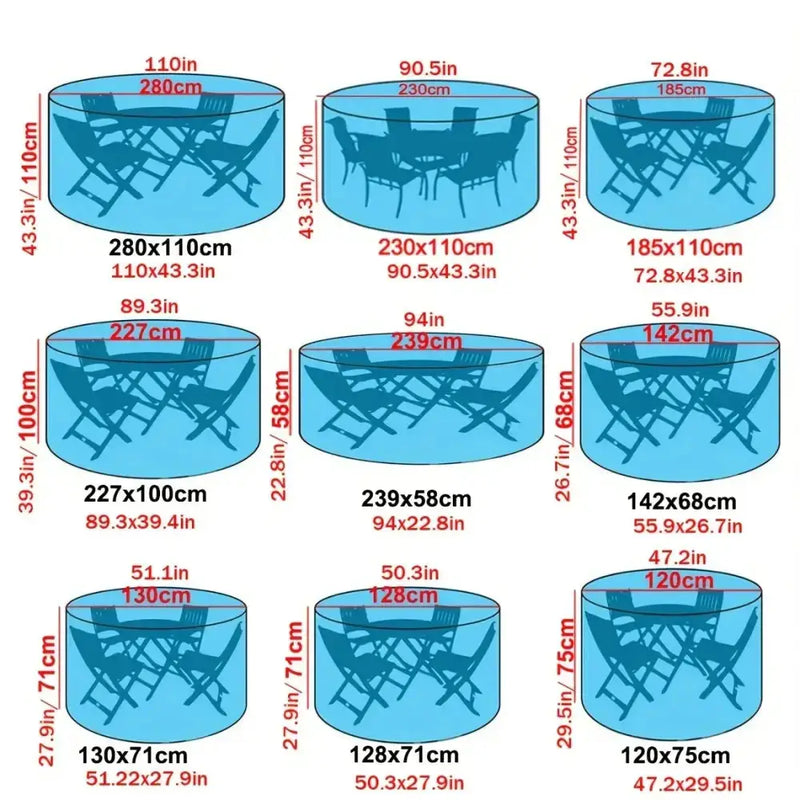 Outdoor Garden Furniture Cover by Habicare