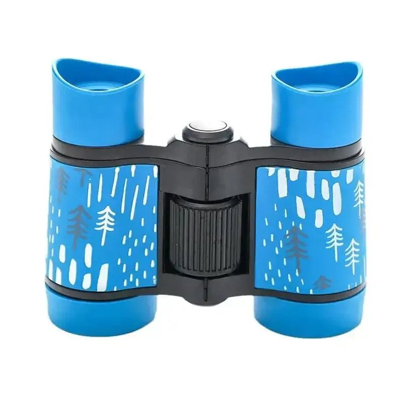 China China Blue Outdoor Camping Kids Binocular Telescope Children Educational Learning Telescope Bird Watching Folding Optics Telescope 4X30mm