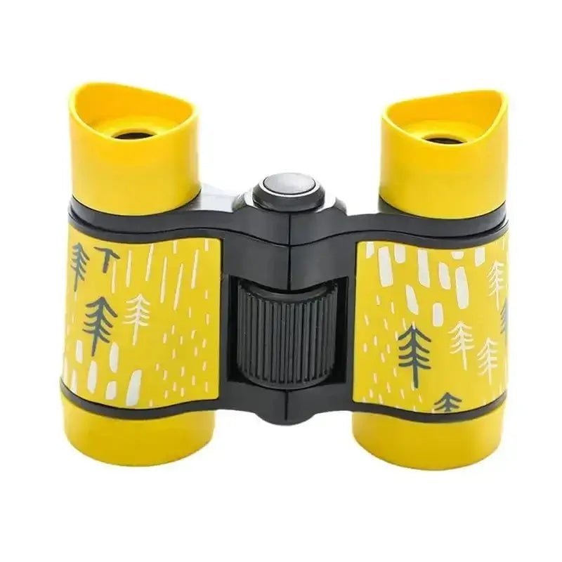 China China Yellow Outdoor Camping Kids Binocular Telescope Children Educational Learning Telescope Bird Watching Folding Optics Telescope 4X30mm