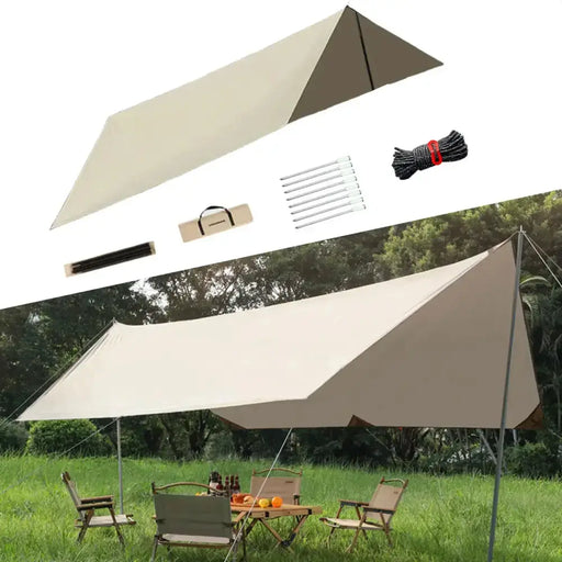 Outdoor Portable Waterproof Tarp 3m x 4m (3 colours available) by Habicare