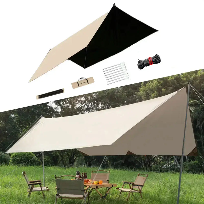 Outdoor Portable Waterproof Tarp 3m x 4m (3 colours available) by Habicare