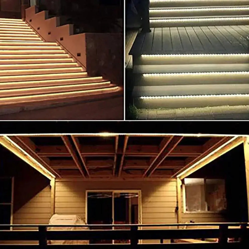 5M Outdoor Solar LED Waterproof Strip Light by Habicare