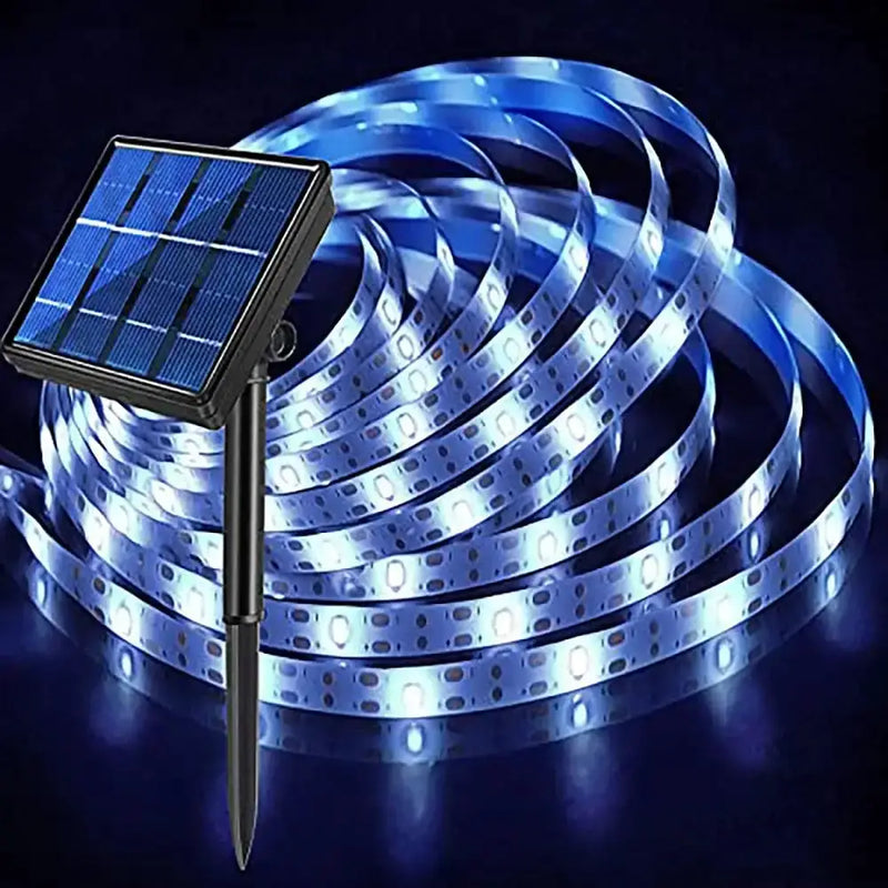 5M Outdoor Solar LED Waterproof Strip Light by Habicare