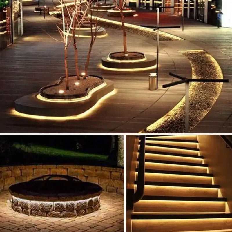 5M Outdoor Solar LED Waterproof Strip Light by Habicare