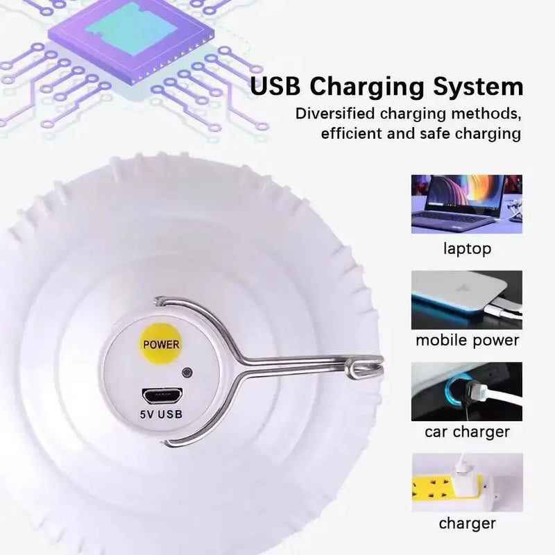 Outdoor USB Rechargeable LED Lamp by Habicare