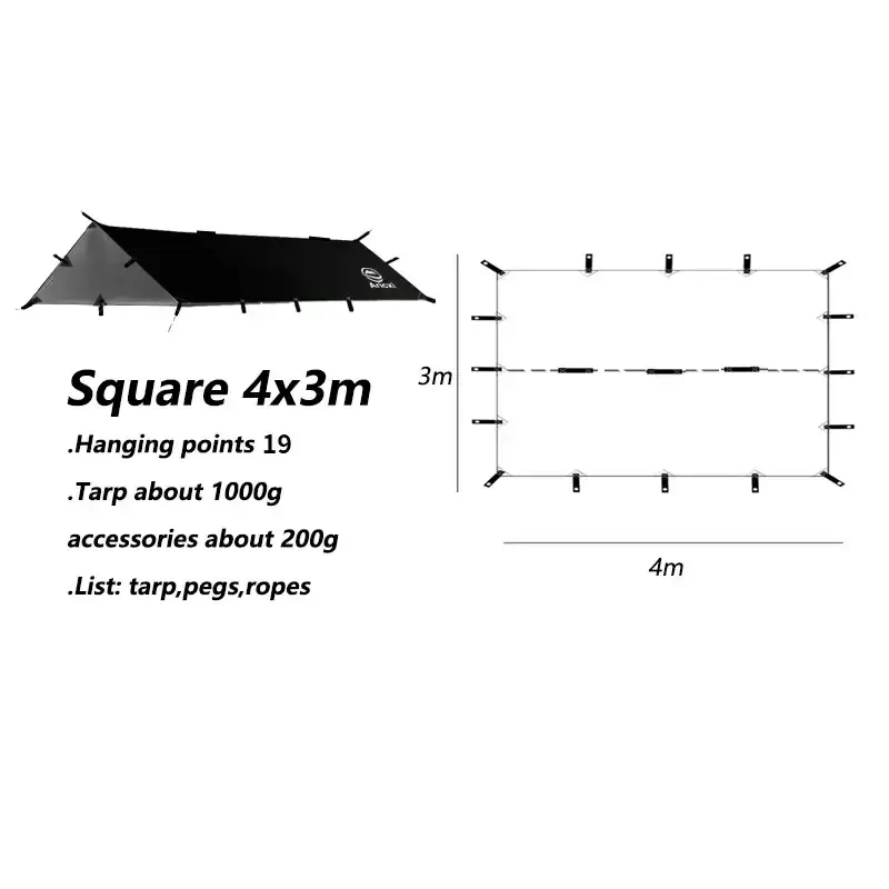 Outdoor UV resistant Tarp by Habicare