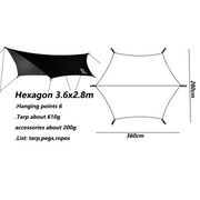 Outdoor UV resistant Tarp by Habicare