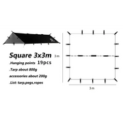 Outdoor UV resistant Tarp by Habicare
