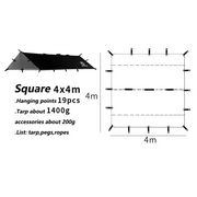 Outdoor UV resistant Tarp by Habicare