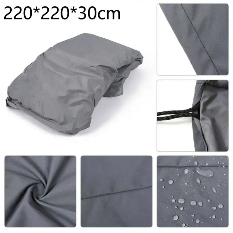 Outdoor Waterproof Hot Tub Cover – 220×220×30cm Square Spa Protector by Habicare