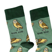 Save the Barn Owls Bamboo Socks by Barekind NZ