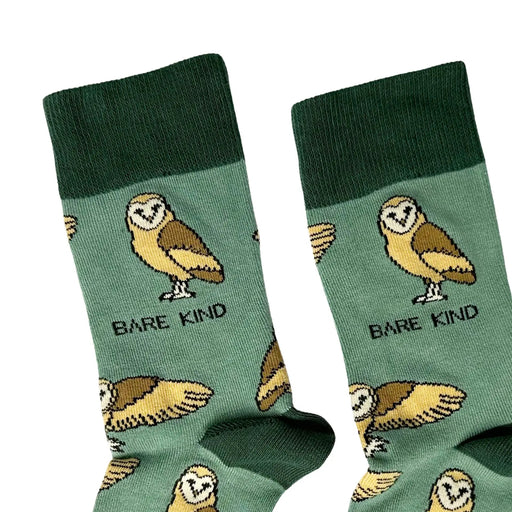 Save the Barn Owls Bamboo Socks by Barekind NZ