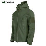 Men's Tactical Waterproof Shark Skin Jacket - Softshell Outdoor Jacket with Fleece Lining by Mead's Supply & Equipment Outfitters limited
