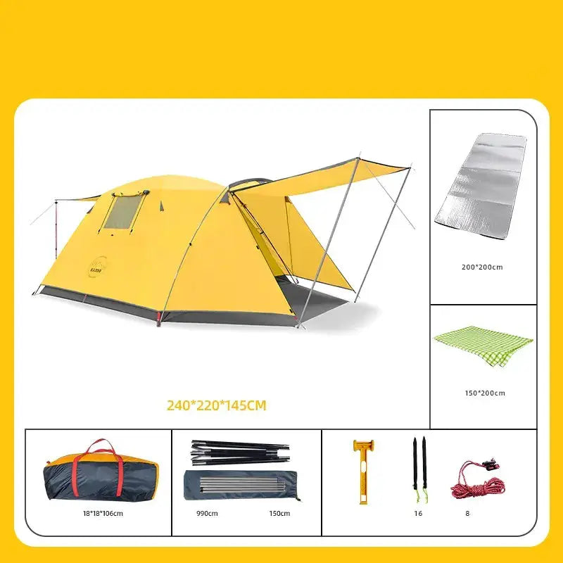 Four Person Outdoor Camping Tent by Mead's Supply & Equipment Outfitters limited