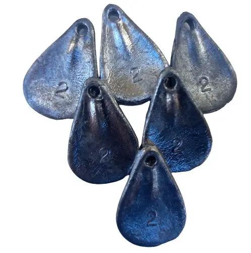 Spoon Sinker 2oz - 6pc Pack by NZ Diver