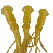 Yellow 12.5cm Lumo Coloured Fishing Octopus Skirts (Pkt of 3) by NZ Diver