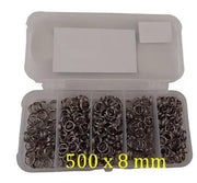 8mm Split Rings Value Pack of 500 - MeanFish by NZ Diver