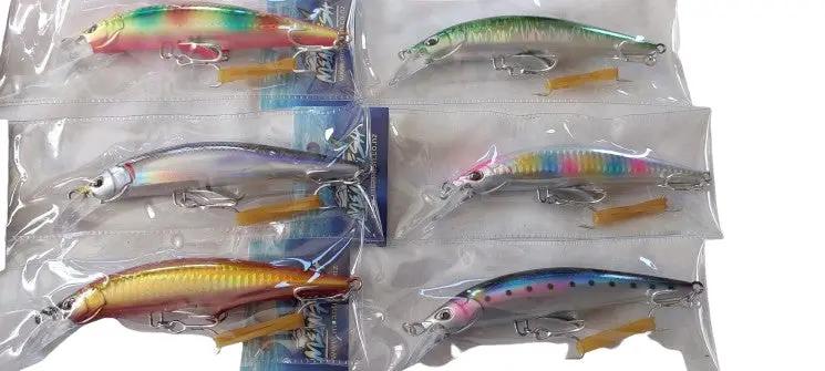 Meanfish 120mm 45g Sinking Minnow Lure with 3D Eyes by NZ Diver