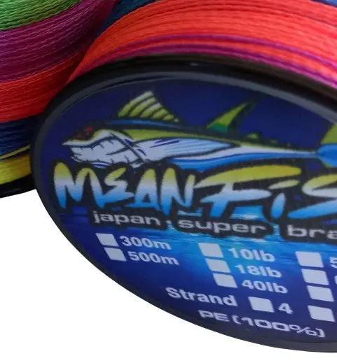 Mean Fish Super 8 strand Fishing Braid 100 Metre Rolls by NZ Diver