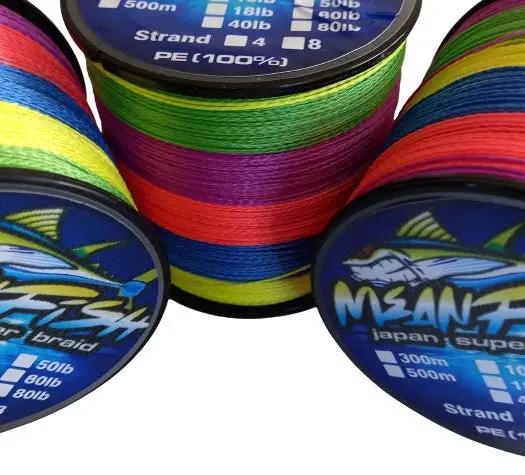 Mean Fish Super 8 strand Fishing Braid 100 Metre Rolls by NZ Diver