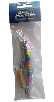 Meanfish 120mm 45g Sinking Minnow Lure with 3D Eyes by NZ Diver
