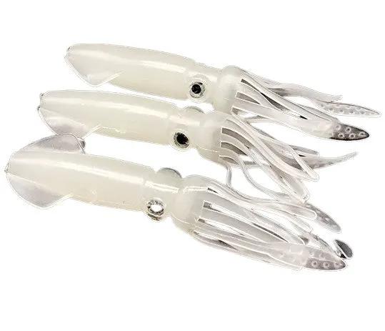 10cm lumo Octupus Skirts Pack of 3 by NZ Diver