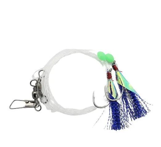 Tarakihi Slayer Beak Hook Flasher Rig 3/0 by NZ Diver