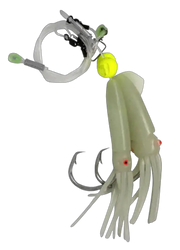 Hapuka Rig With Lumo Squid by NZ Diver