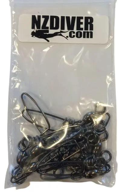 Coast Lock Snap 2/0 Pack of 10 by NZ Diver