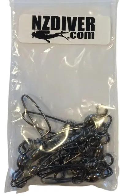 Coast Lock Snap 3/0 Pack of 10 by NZ Diver
