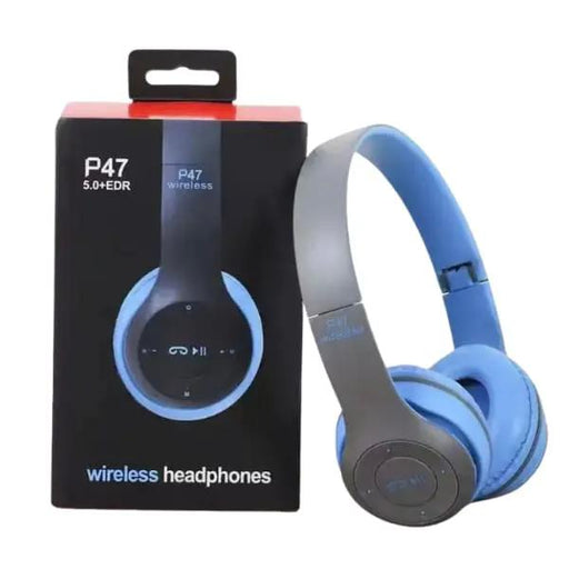 P47 Wireless Headphones (Blue) by 9eight5