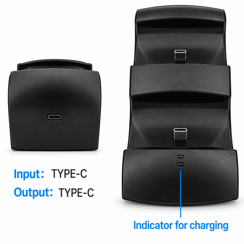 techplus PS5 Dual Controller Charging Dock – PS5 Gamepad Charger Station PS5 Dual Controller Charging Dock – PS5 Gamepad Charger Station