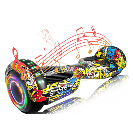 Kiwi eRide Kiwi Hoverboard Simate P6 Hoverboard Graffiti Simate P6 Hoverboard Graffiti