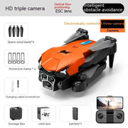 UAV Three Camera HD Drone - Optical Flow Positioning with Obstacle Avoidance | Orange & Black by Mead's Supply & Equipment Outfitters limited