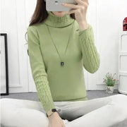 Women's Wool High Neck Fashion Sweater - Slim Fit, Long Sleeves | Winter Warmth by Mead's Supply & Equipment Outfitters limited