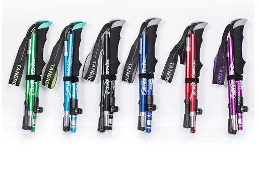 Ultra-Light 5-Section Folding Trekking Pole | Aluminum Alloy Hiking Pole by Mead's Supply & Equipment Outfitters limited