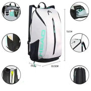 Padel Racket / Tennis Racket Backpack (5 colours available) by Habicare