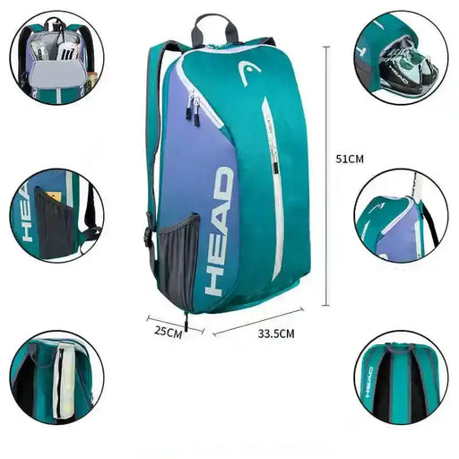 Padel Racket / Tennis Racket Backpack (5 colours available) by Habicare