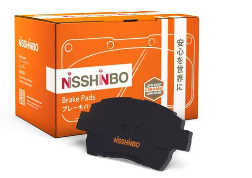 Nisshinbo BC1184A QuietCast Premium Ceramic Disc Brake Pad Set For: Lexus CT200h; Toyota Prius, Prius Plug-In, Prius Prime, Front by JBH AUTO PARTS