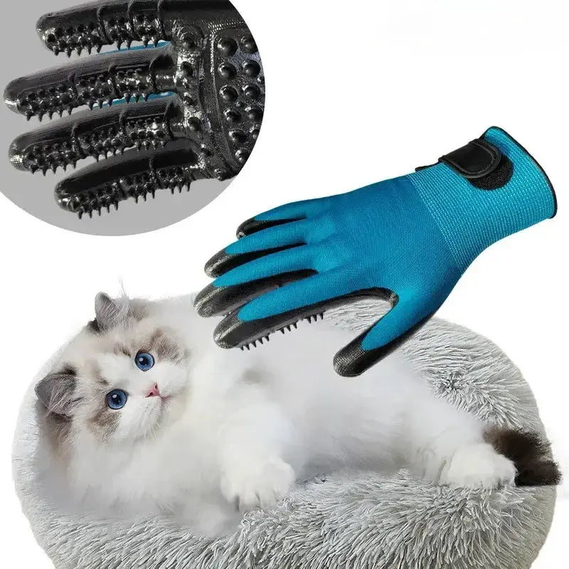 Pair of Pet Bath Gloves by Habicare