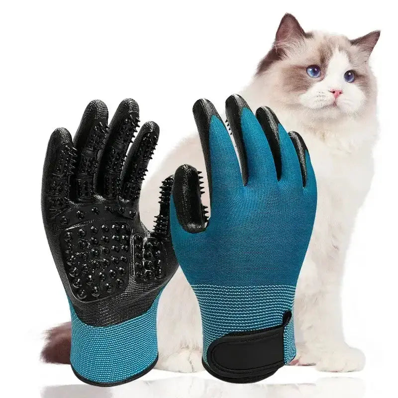 Pair of Pet Bath Gloves by Habicare