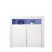 Panana' 2-door Side Cabinet with LED light (7colors) by sue-e furniture