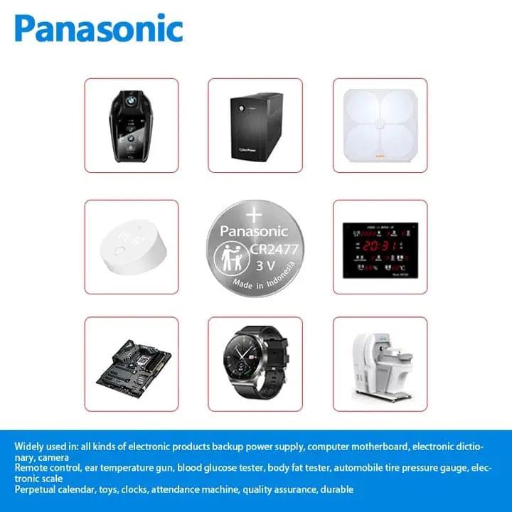 Watch Batteries for Panasonic CR2477 (2 Pack) by That Watch Shop