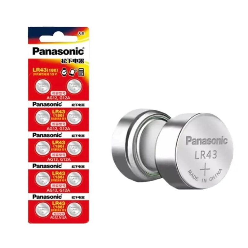Panasonic LR43 / 186 Watch Batteries (10 Pack) by That Watch Shop