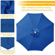 Parasol Replacement Cover – 6 or 8 Ribs (6 colours available) by Habicare