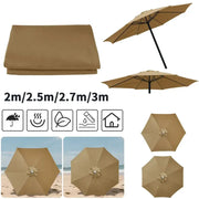 Parasol Replacement Cover – 6 or 8 Ribs (6 colours available) by Habicare