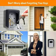 Key Lock Box (available in grey, black, red & blue) by Habicare