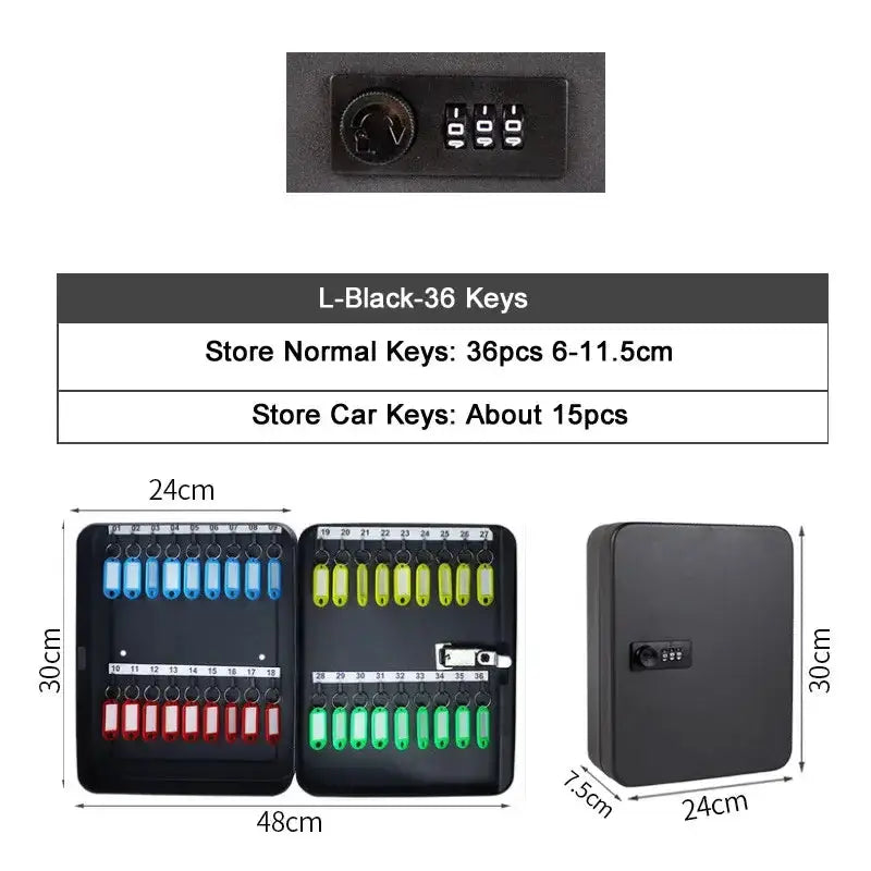 Password Key Lock Storage Box (different sizes available) by Habicare