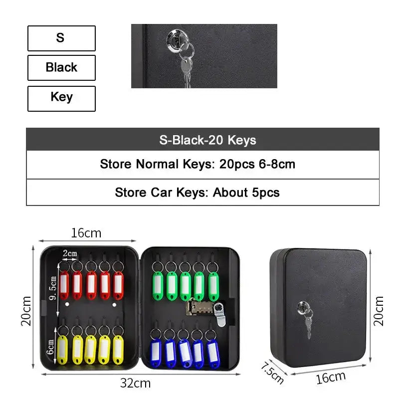 Password Key Lock Storage Box (different sizes available) by Habicare